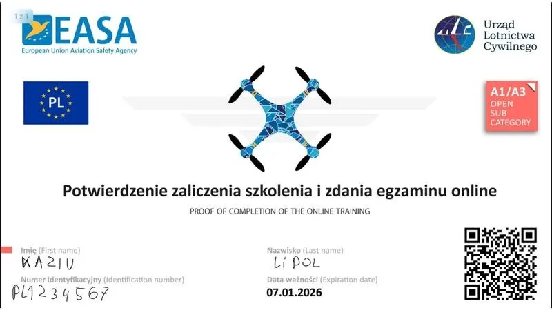Numer na dronie: pilot czy operator i jak to sprawdzić