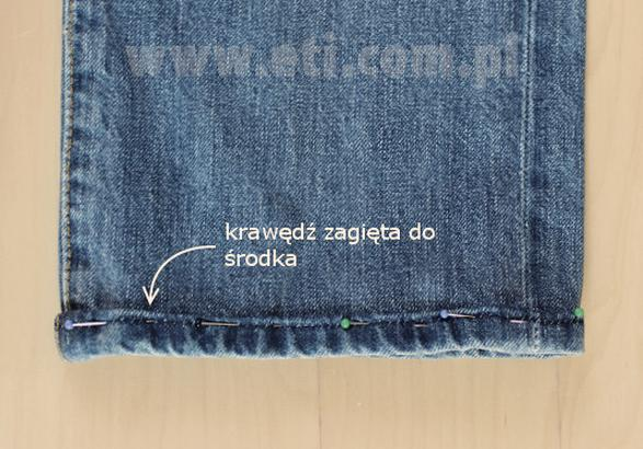 Jak skrócić spodnie bez maszyny