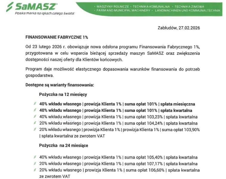 Rodzaje maszyn rolniczych