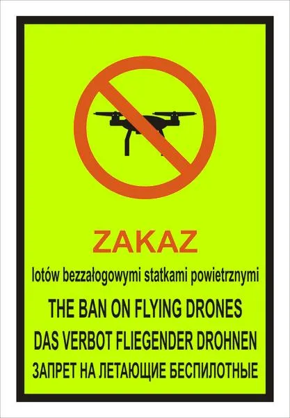 Zakazy lotów dronami