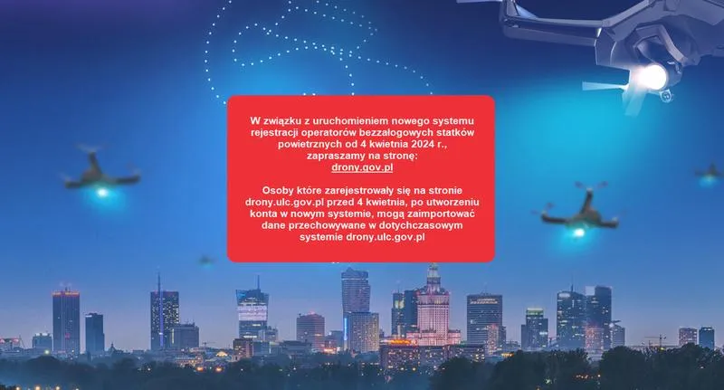 Zezwolenia na loty dronem